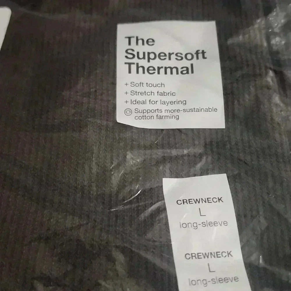 🍂Men's Sonoma Goods For Life® Thermal Crewneck Tee. *NEW In Packaging* - Picture 2 of 2
